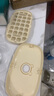 按压冰块模具食品级制冰盒家用神器制冰盒大号冰格易脱冰 卡其色 单层28格 实拍图