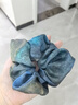 Royal sasa皇家莎莎发饰暗纹缎面文艺头花高级感甜美小众手工大肠圈发圈 晒单实拍图