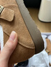 百丽（Belle）厚底勃肯鞋女冬季毛毛雪地短靴棉鞋子D4W1DAM5 棕色-单里 36 (230mm) 实拍图