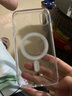 苹果16pro手机壳透明磁吸适用iphone16/15promax14Magsafe/12plus/13/11保护套超薄防摔简约男女款 苹果XR-透明磁吸 实拍图