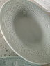 苏氏陶瓷 SUSHI CERAMICS 青瓷釉陶瓷盘花开富贵汤盘子4件套装餐具 实拍图