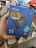 三星（SAMSUNG） 2TB Type-c USB 3.2 移动固态硬盘（PSSD） T7 灰色 NVMe传输速度1050MB/s 手机直连笔记本外接 实拍图