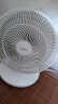 美的（Midea）【品质推荐】七叶轻音柔风电风扇/家用省电落地扇/台式电扇/广角摇头节能宿舍小型风扇 SAE35CA 实拍图