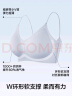 草本初色内衣女无痕2025年春夏款无钢圈大胸显小胸聚拢百搭背心式 蓝色 M 实拍图