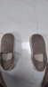 美瑞家四季家居拖鞋亚麻底布鞋月子鞋棉拖鞋男女室内薄款厚底棉鞋吸汗 蓝灰 40-41 (适合38-39码脚) 实拍图