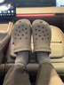卡骆驰crocs经典云朵老爹鞋洞洞鞋时尚百搭女鞋拖鞋一脚蹬|206750 骨白色-2Y2(含智必星) 39 (250mm) 实拍图