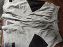 猫人套装男夏季短袖T恤立领运动休闲短裤速干两件套男装 浅灰套装 XL 实拍图