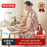 京东京造全棉纱布盖毯 100%全棉可机洗毛巾被 A类毛毯子 胭粉1.5x2m 实拍图
