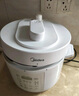 美的（Midea）电压力锅5L家用4-6人0涂层精钢胆高压电饭锅 全自动智能预约开盖火锅煲汤煮粥MY-E5622双胆电饭煲 实拍图