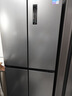 美的（Midea）457十字四开门60cm超薄嵌入式底部散热一级变频智能家用冰箱 MR-457WUSPZE苍穹灰 家电国家补贴20% 实拍图