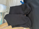 【新疆长绒棉】精梳棉袜子男女同款运动抗菌吸汗耐磨舒适透气高棉 黑色 3双 均码 【短筒】 实拍图