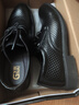 GENAI商务正装皮鞋男士增高夏季镂空凉鞋洞洞透气真皮凉鞋中年男鞋子男 黑色【镂空】夏天透气皮凉鞋 41 码(255mm) 实拍图