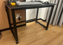 星奇堡电脑桌台式书桌小型家用工作台办公桌子碳纤维简易电竞桌椅 碳纤维·黑架黑板【100*60cm】 实拍图