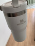 STANLEY 拎拎杯吸管杯水杯保温杯不锈钢杯子大容量办公车载591ML-霜白  实拍图