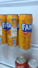 可口可乐（Coca-Cola）日本原装进口FANTA 橙味果味汽水碳酸饮料罐装汽水 500ml*24整箱 实拍图