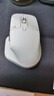 罗技（Logitech）大师系列 MX Master 3S 无线蓝牙鼠标 人体工学 办公 静音鼠标 高端 珍珠白 带无线接收器 实拍图