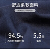 浪莎内裤男三角抑菌男士舒适透气男式大码宽松短裤中腰裤头 175/XL 实拍图
