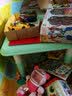 希伯熊 儿童桌子幼儿园套装塑料小桌椅宝宝学习吃饭孩子书桌游戏升降 120*60黄色升降带加固一桌二椅 实拍图
