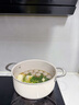红厨钛陶瓷汤锅24cm家用炖煮锅炖锅煲汤不粘锅电磁炉 乳白色 24cm 实拍图