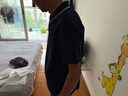 网易严选5A抑菌polo衫男休闲轻商务POLO衫夏季简约纯色男女T恤男 A款凉感抑菌-深藏青 L 实拍图