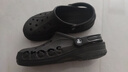 crocs卡骆驰洞洞鞋贝雅男鞋女鞋轻便耐磨一脚蹬拖鞋休闲鞋|10126 黑色-001 36 /37(220mm) 实拍图