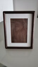 栖域（QIYU）新中式黑胡桃木榫卯相框摆台7 8寸高档冲印摆件木质实木挂墙框架 黑胡桃榫卯框+黄铜支架 8寸(照片15.2cm*20.3cm) 实拍图