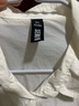 森马（Semir）长袖衬衫女中长款凉感防晒衣宽松叠穿纯色白衬衣109324105001 实拍图