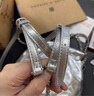 CHARLES&KEITH迷你菱格流浪包单肩斜挎双肩包包女包生日礼物CK2-60782390 Silver银色 S 实拍图