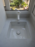IVIENAIISH正方形平底台下盆卫生间嵌入式洗手盆单面盆小尺寸阳台陶瓷洗脸盆 平底正方形41*41+纯白抽拉龙头全套 实拍图