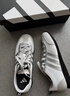 adidas「冰淇淋T头鞋」VS JOG 2.0薄底运动鞋男女阿迪达斯轻运动   晶白/金属银/灰色   40 实拍图