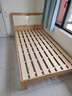 沃尔福 床 全实木床橡木1.8米双人床高箱储物主卧单人床带软包 床【带插座】+10cm椰棕床垫 1500*2000mm 实拍图