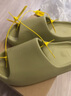 阿迪达斯Yeezy SLIDE苹果椰子男女夏日清凉运动拖鞋HQ6447 UK639 实拍图