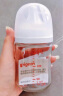 贝亲（Pigeon）新生婴儿 防胀气宽口径玻璃奶瓶 160ml  AA186 S号 1个月+ 实拍图