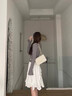 CHARLIE&KELLI CK品牌包包女包2025新款情人节礼物女简约小众斜挎链条小方包 米白【代写贺卡 赠品牌礼袋】 实拍图