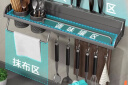 虎先森厨房置物架免打孔壁挂式调味料筷子刀架用具收纳架用品50CM双杯 实拍图