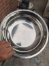 【不锈钢】和面盆厨房烘焙家用火锅盆洗菜打蛋汤锅盆醒面盆料理盆 32cm【热卖款】不锈钢 和面盆 实拍图
