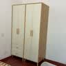 林氏家居原林氏木业简约现代衣柜小户型18D两门衣柜0.6米+19D衣柜0.6米 实拍图