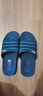 经典拖鞋舒适休闲一字拖居家情侣防滑男女凉拖鞋 蓝色 42 （偏小码建议拍大一码） 实拍图
