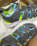 Skechers斯凯奇童鞋男宝宝凉鞋小童包头沙滩鞋魔术贴夏季学步鞋400041N 男童/炭灰色/蓝色/CCBL 24 实拍图