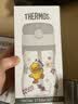 膳魔师（THERMOS）塑料杯tritan材质成人儿童学生 吸管水杯子小黄鸭联名灰色420ml 实拍图