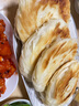 悦味纪 榆林镇筋饼350g*3包 共60张 烤鸭饼手抓卷饼春饼 早餐半成品 实拍图