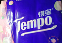 得宝（TEMPO）手帕纸4层加厚7片12包便携式小包纸巾餐巾纸可湿水面巾纸抽卫生纸 4层 7片*12包 蜜桃味 实拍图