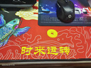 灵蛇（LINGSHE)鼠标垫800*300*3超大号加厚办公游戏鼠标垫学生电脑桌垫 精密锁边 G-11 时来运转礼盒装 实拍图