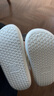 朴西室外男士洞洞鞋新款户外穿沙滩鞋情侣休闲夏季厚底增高防滑凉鞋女 奶油白 纯白随心搭配 37 (37~38)  (适合36-37) 实拍图