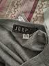 JEEP SPIRIT吉普短袖T恤男夏季纯色纯棉打底衫男士宽松圆领上衣男 灰色 2XL 实拍图