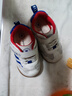 泰兰尼斯秋季童鞋女宝宝学步鞋软底机能鞋男童透气面包鞋白/蓝22码 实拍图