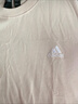 adidas情侣休闲纯棉上衣圆领短袖T恤男女夏季阿迪达斯官方轻运动 粉色 2XS 实拍图