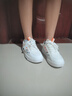 森馬男鞋2026春季新款休闲百搭软底小白鞋子男士厚底增高运动板鞋透气 白橘 40 实拍图