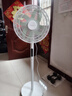 美的（Midea）【幸运草安睡风扇1S】一级能效直流变频声控电风扇家用遥控卧室静音落地扇台式桌面抗菌大风力电扇 实拍图
