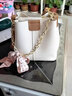 COSMICKISS包包女包水桶包斜挎包手提2025新款单肩包女士职场通勤轻熟百搭 水桶包【米白】 实拍图